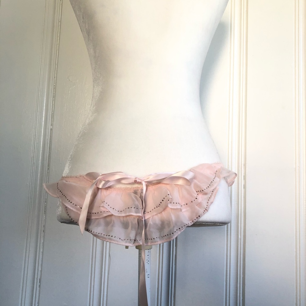 NWOT Victoria’s Secret pink mesh panty - Picture 2 of 4